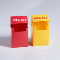 PP Plastic Game Card Storage Flip Deck Box with Dividers Plastic Card Deck Cases for Games Card Playing Card Trading Cards Sports Cards