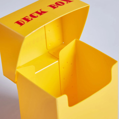 PP Plastic Game Card Storage Flip Deck Box with Dividers Plastic Card Deck Cases for Games Card Playing Card Trading Cards Sports Cards
