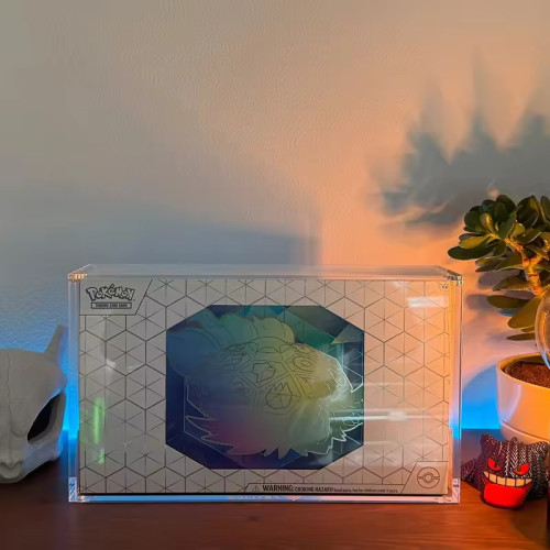 Acrylic Case Display for Pokémon Ultra-Premium Collection Terapagos EX (UPC) EngLish Pokemon Booster Pack