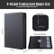 Semi-Rigid Card Saver Collectors Binder Holds 360 Cards 9 Pocket Trading Leather Photo Albums