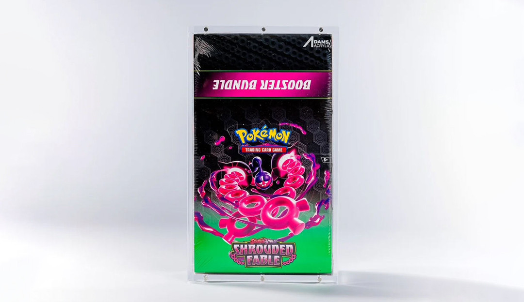 Premium Pokémon Acrylic Display Case for Booster Bundles: Protection and Showcase