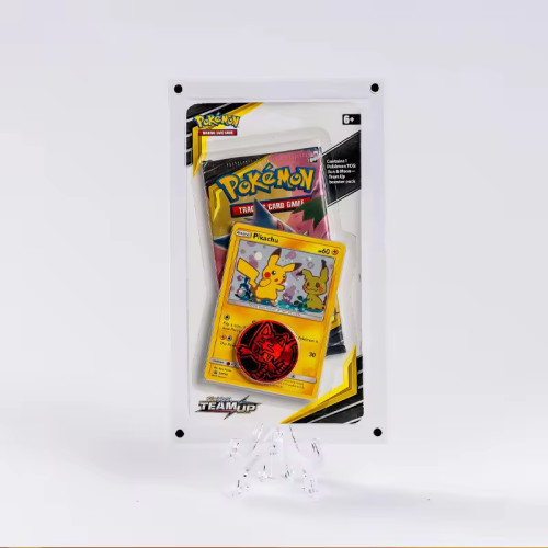 Acrylic Case Display for Pokémon Blister / Sleeved Booster Pack Pokemon Booster Pack Acrylic Case