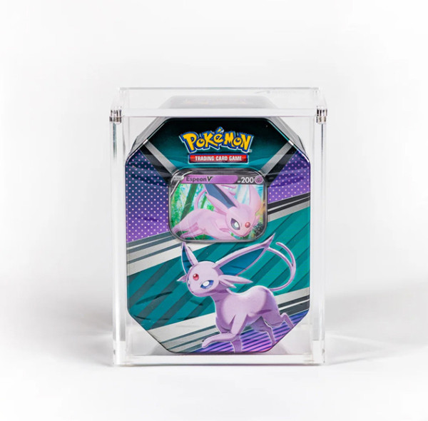 Acrylic Display Case for Pokémon Tins (Regular): The Perfect Protection and Display Solution for Collectors