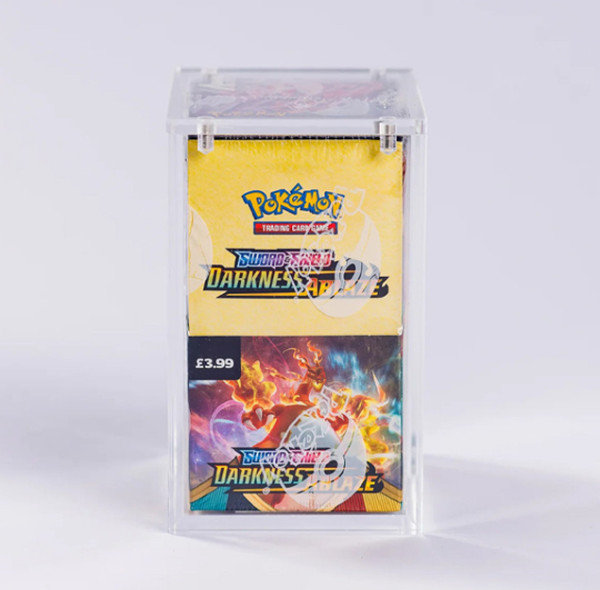 Acrylic Display Case for Pokémon Half Booster Box | Premium UV Protection & Display Case