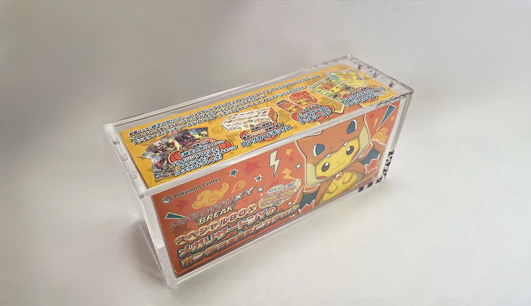Acrylic Display Case for Pokémon Center Japanese Special Box Display Example