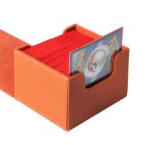 Deck Box for 133 Double-Sleeved Tcg Cards Magnetic Closure & Microfiber Inner Lining for Secure Storage