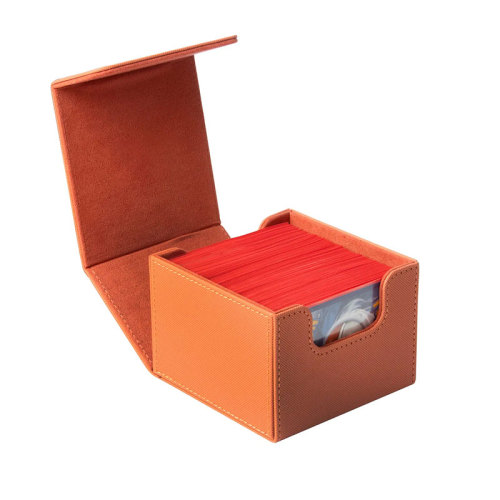 Deck Box for 133 Double-Sleeved Tcg Cards Magnetic Closure & Microfiber Inner Lining for Secure Storage