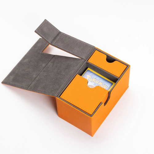 Deck Box with Dice Tray Protect 100 + Double Sleeved Cards Great Mtg Commander Deck Box Sideloading Card Trays