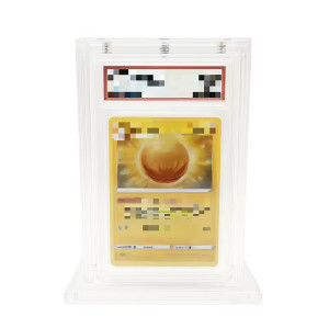 Acrylic Graded Card Display Storage Case for 12 BGS CGC Slabs, Transparent Organizer Box for Trading Cards Collection