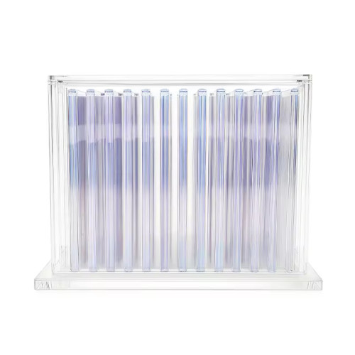 Acrylic Graded Card Display Storage Case for 12 BGS CGC Slabs, Transparent Organizer Box for Trading Cards Collection