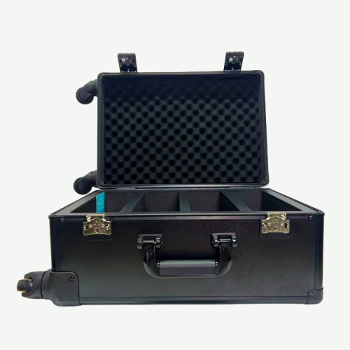 Graded Card Storage Box, 105+ 4 Row Sports Card Case with Portable Handle, Password Lock, No Flake EVA+ Foam, for FGS BGS & SGC