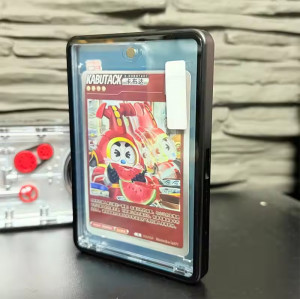 Premium Aluminum One-Touch Magnetic Card Holder Frame | Multi-Color Protector Shell for Trading Card Display & Collection