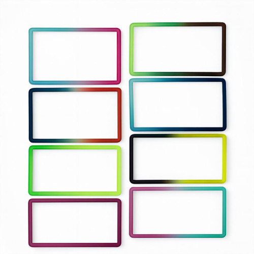 TPU Gradient Graded Card Slab Bumper Guard Protector Case for PSA BGS CGC TCG Trading Card Protection