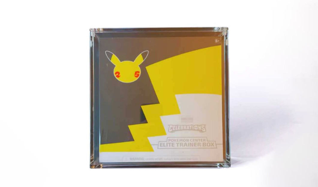 Premium magnetic and acrylic cases protecting high-value trading cards