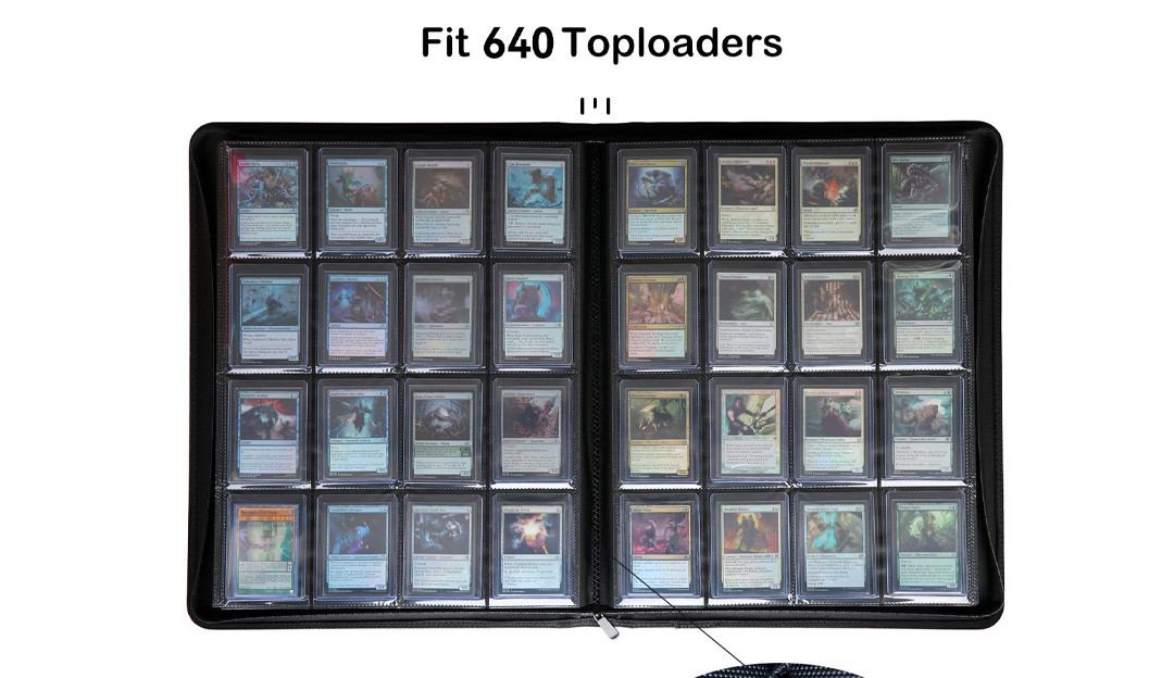 16 pocket toploader binder