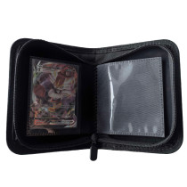 40 Pocket Trading Card Binder Single Pocket Card Album Zipper Storage Holder for Pokemon TCG MTG Sports Cards Collection