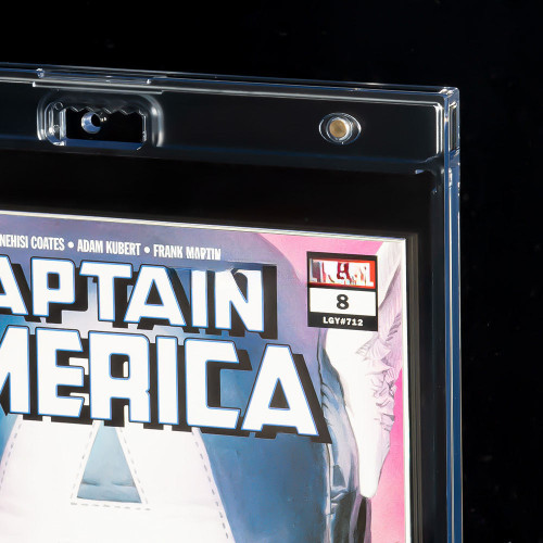 Magnetic Snap Comic Book Frame - Clear PS Case, Dual Magnet Closure, Fits 7.1" x 10.9" Bagged & Boarded Comics