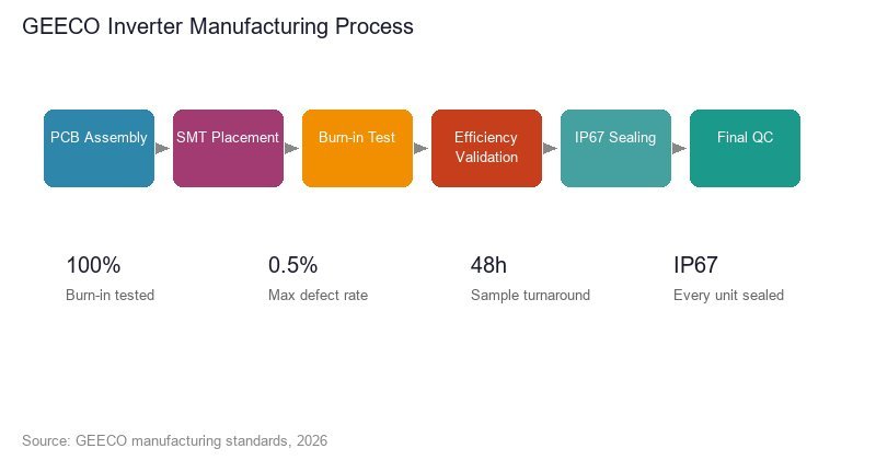 GEECO Inverter Manufacturing Process