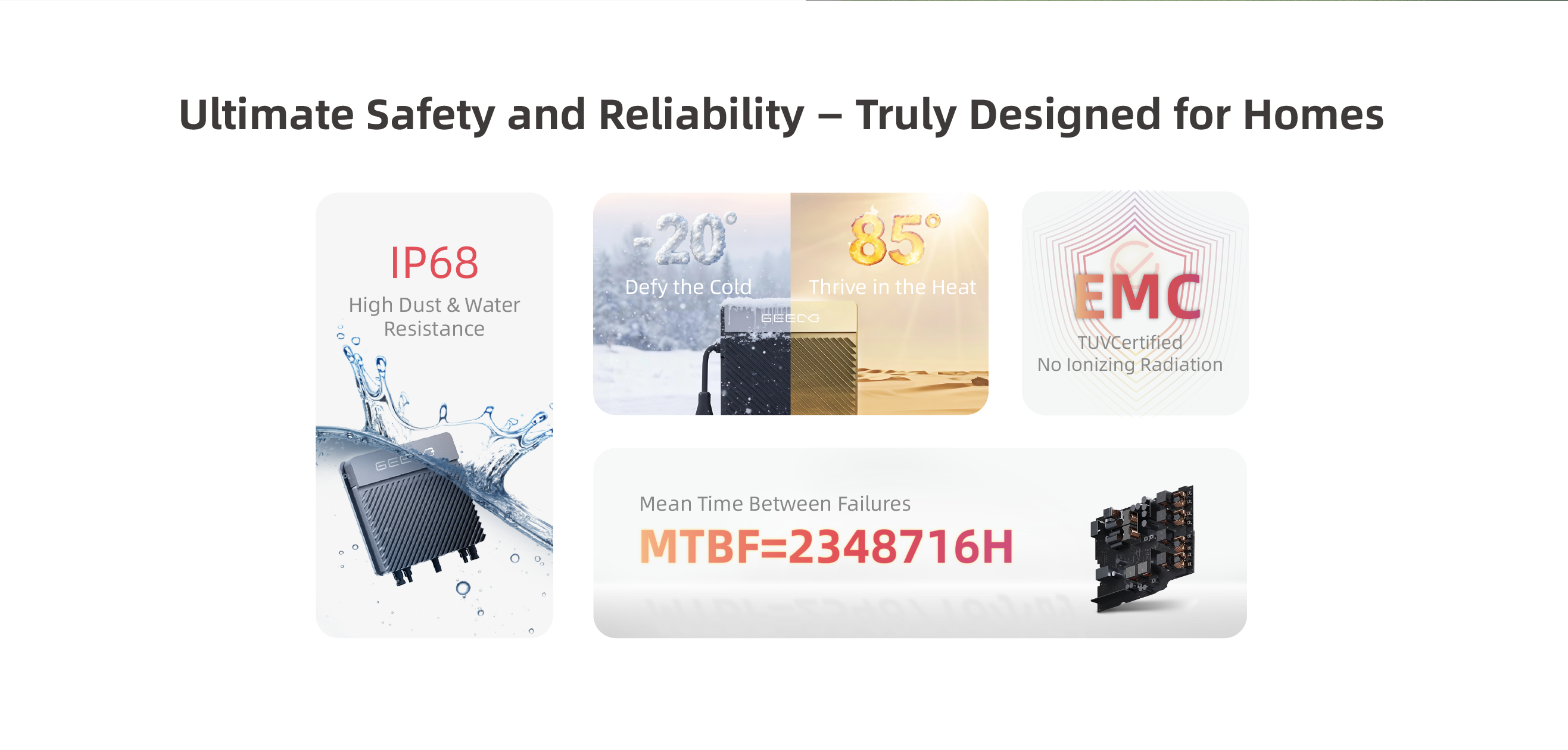 Ultimate Safety and Reliability