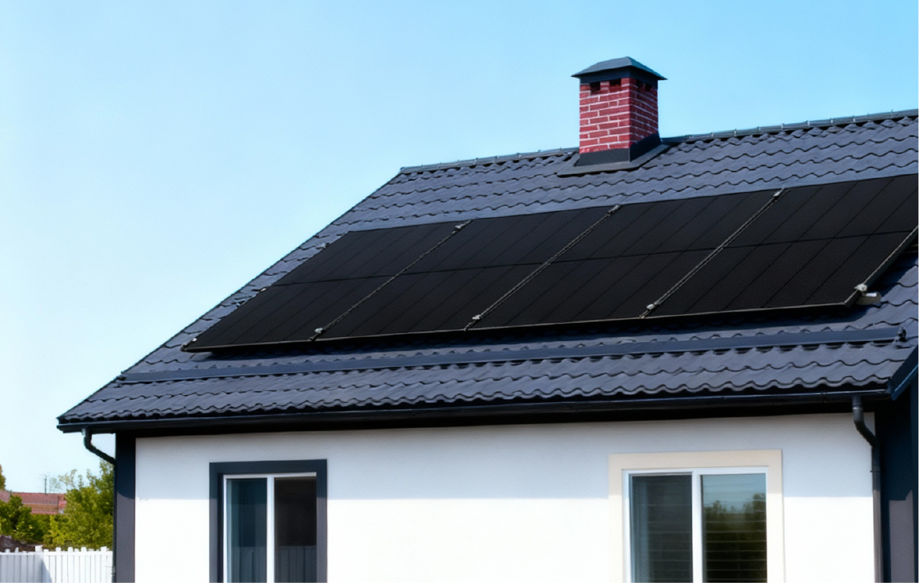 Pitched Roof PV Panels