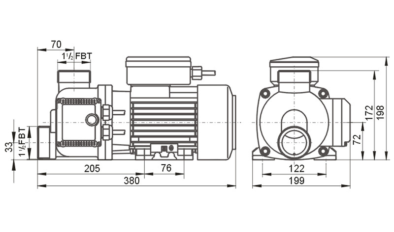 Bathtub Whirlpool Water Pump Manufacturer