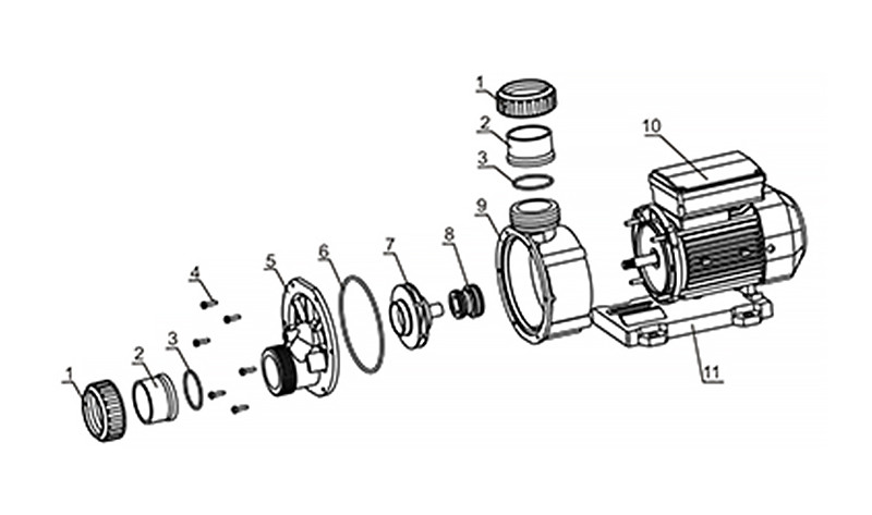 Bathtub Whirlpool Water Pump Manufacturer