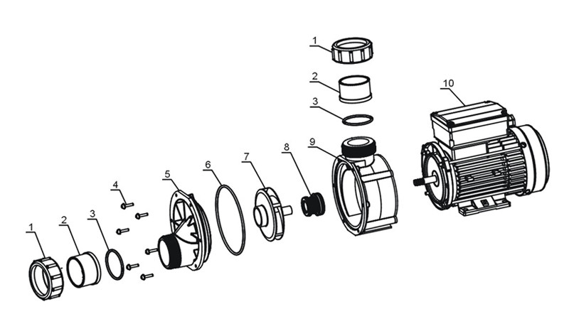 Bathtub Whirlpool Water Pumps Manufacturers