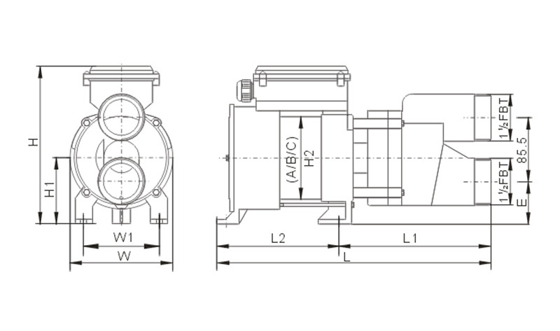 Quiet Spa Water Pumps Supplier