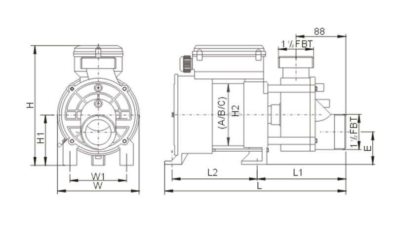 Bathtub Whirlpool Water Pumps Suppliers