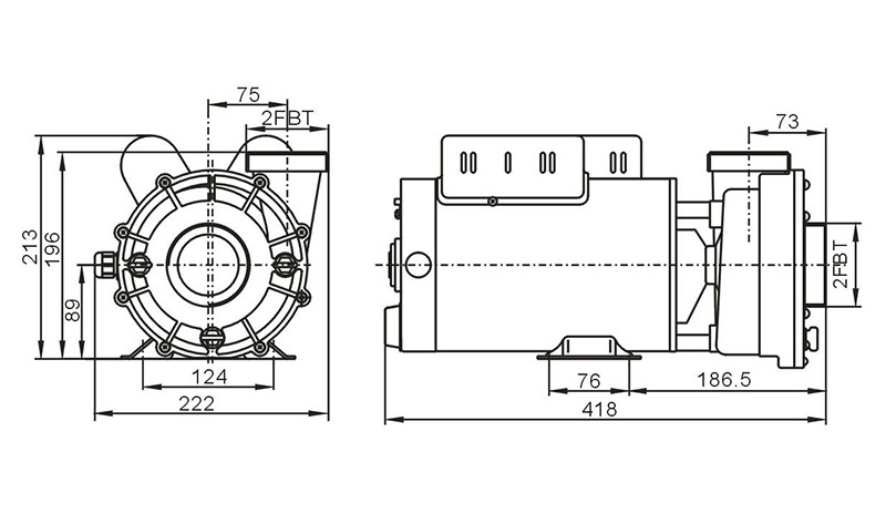 SPA Hydrotherapy Pumps Manufacturers