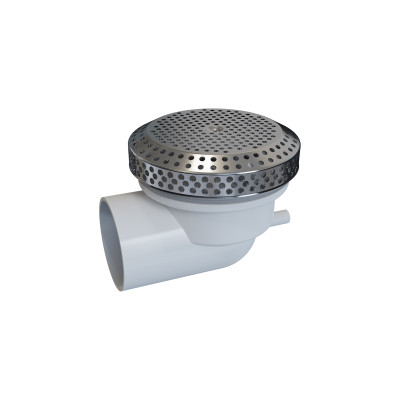 Bathtub  Suction S02-11 | PVC Body Stainless Steel Cover Suction for Whirlpool Tubs | Top Manufacturer and Supplier
