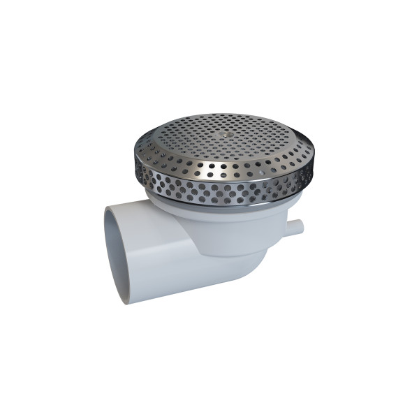 Bathtub  Suction S02-11 | PVC Body Stainless Steel Cover Suction for Whirlpool Tubs | Top Manufacturer and Supplier
