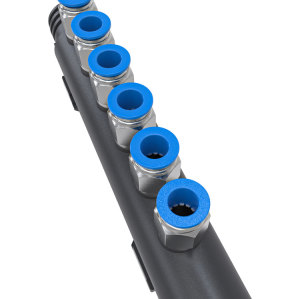 Bathtub Air Manifold AM-005 Series Wholesale | 6 Outlets Air Manifold with Quick Connecting for Massage Hot Tub | Bulk Supply from Factory