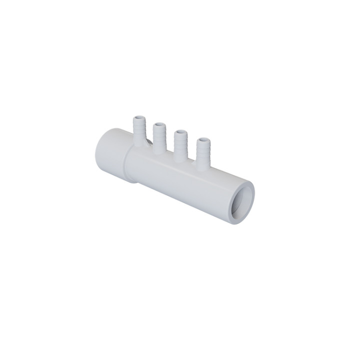 Bathtub Air Manifold AM-009 Wholesale | 4 Outlets White PVC Air Manifold for Massage Bathtub | Top Manufacturer and Supplier