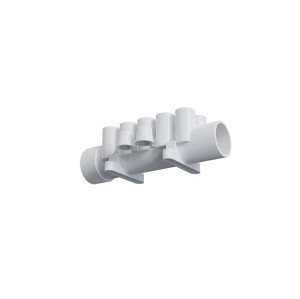 Bathtub Water Manifold AM-012 | Wholesale 10 Outlets PVC Manifold for Rapid Water Flow Diversion