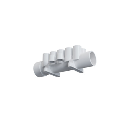 Bathtub Water Manifold AM-012 Wholesale | 10 Outlets PVC Manifold for Rapid Water Flow Diversion | Support OEM and ODM