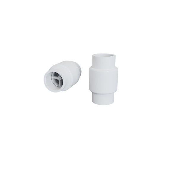 Bathtub Check Valve VA-003 Wholesale | Durable White PVC Non-Return Check Valve for Water and Gas Flow Protection | Factory Direct Sale