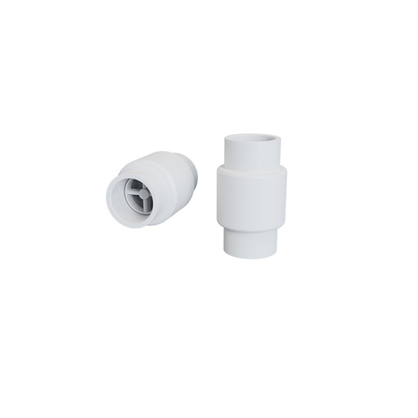 Bathtub Check Valve VA-003 | Durable White PVC Non-Return Check Valve for Water and Gas Flow Protection | Factory Direct Sale