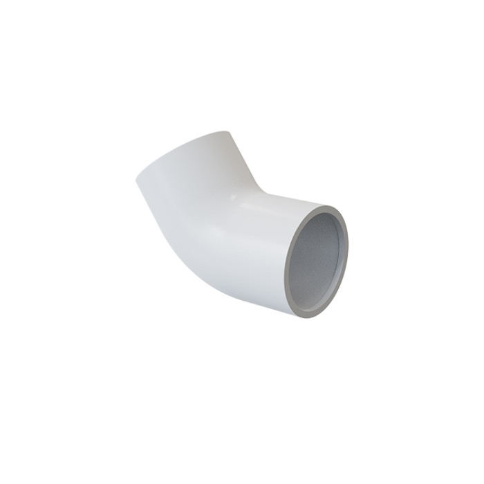 Bathtub Connector PC-0004 Bulk Supply | PVC Elbow 45 Degree Fitting for Whirlpool Bathtub | Support OEM and ODM