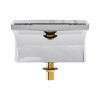 Bathtub Waterfall PB-12  Wholesale| Brass Deck Mounted Stainless Steel Wide Flow Waterfall Faucet for Hydrotherapy | Bulk Sale from Fatory