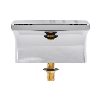 Bathtub Waterfall PB-12 | Brass Deck Mounted Stainless Steel Wide Flow Waterfall Faucet for Hydrotherapy | Bulk Sale from Fatory