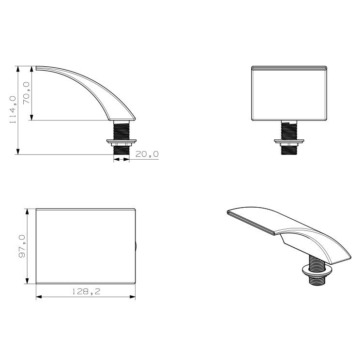 Bathtub Waterfall Faucets Suppliers