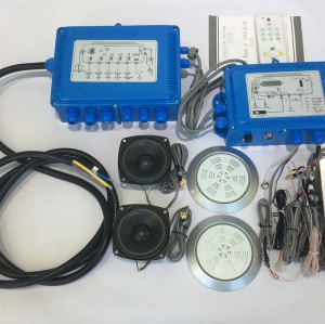Bathtub Control System KL7005 | Wholesale | Integrated SPA Control System with Panel & Box – Controls Water Pump, Air Pump, FM Radio, LED Lights, Ozone, and Heater for Whirlpool & Spa Use