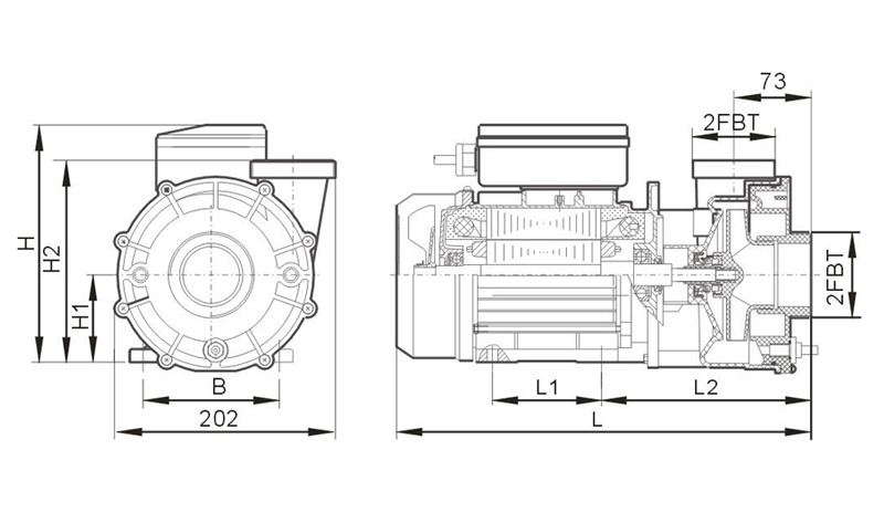 Spa Circulation Pumps Wholesale