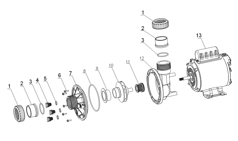 Hot Tub Circulation Pump Wholesale