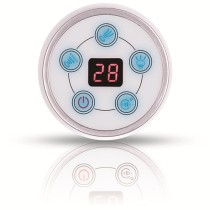 Bathtub Control Panel PR-A006 Wholesale | Round Multi-function Control Panel with Screen for Massage Bathtub | Factory Direct Sale