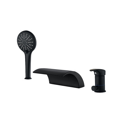 Bathtub Faucet Set LT-1228 | Brass and Stainless Steel Waterfall and Shower Head Faucet Set Manufacturer and Supplier