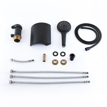 Bathtub Faucet Set LT-1228 Wholesale | Brass and Stainless Steel Waterfall and Shower Head Faucet Set | Manufacturer and Supplier