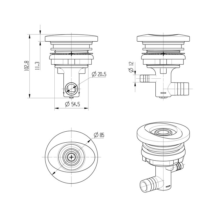 Hot Tub Spa Water Jets Suppliers