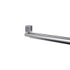 Barra de ducha redonda LG-001 | Barra de soporte para cristal de ducha de acero inoxidable, duradera y personalizable.